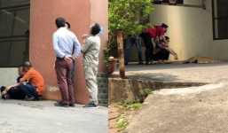 Cha mẹ gào khóc, quỵ ngã khi chứng kiến con trai nằm bất động sau cú ngã từ căn chung cư cao tầng tại Hà Nội