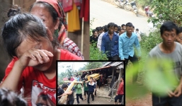 Bố mẹ thất thần, khóc cạn nước mắt tiễn đưa con gái trong vụ sập cổng trường ở Lào Cai