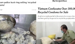 Hàng loạt báo quốc tế sửng sốt vụ tái chế hơn 300.000 bao cao su tại Việt Nam