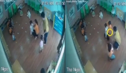 Thấy con khóc vì tranh giành đồ chơi, bố lao vào đánh bạn học làm dân mạng sôi máu