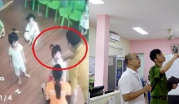 Người đàn ông đánh cháu bé trong trường mầm non không có mặt tại địa phương, điện thoại đã tắt máy 