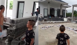 Kiếm tiền tỷ mỗi năm, anh em Tam Mao TV khoe căn biệt phủ thứ hai hoành tráng giữa làng