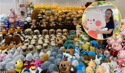 Gắp 800 chú gấu bông chỉ trong 2 tháng, bà chị Hà Nội chỉ ra 'bí thuật' rất đơn giản để gắp bách phát bách trúng