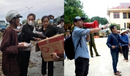 Nhìn Thủy Tiên đi làm từ thiện mùa lũ, dân mạng đồng loạt gọi tên MC Phan Anh 