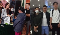Thủy Tiên - Công Vinh dừng hành trình thiện nguyện tại miền Trung, 'quay xe' về Sài Gòn