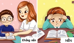 6 bức tranh minh họa: Đừng dính với con như hình với bóng, hãy để trẻ tự giải quyết vấn đề