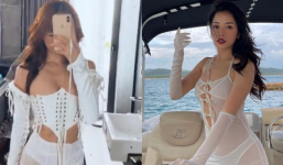 Chi Pu cùng Ngọc Trinh đọ dáng trong chuyến du lịch riêng