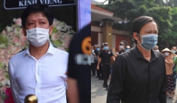 Trường Giang khóc nấc, Hoài Linh xơ xác và những hình ảnh đau xót nhất trong lễ tang nghệ sĩ Chí Tài