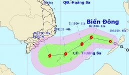 Áp thấp nhiệt đới đang mạnh lên thành bão số 14, đổ bộ Bình Thuận đến Cà Mau 