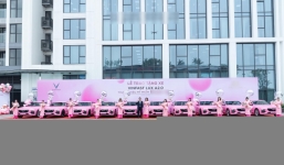 'Công ty nhà người ta': Bỏ hẳn 10 tỷ tậu 10 chiếc VinFast 'màu hường' làm quà cho nhân viên 