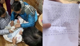 Bé trai sơ sinh bị bỏ rơi gần cổng chùa kèm mảnh giấy: 'Con là một người mẹ tội lỗi' 
