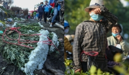 Chiều 30 Tết: Hoa vứt ngổn ngang ngoài phố, tiểu thương bất lực nhìn cảnh 'đập chậu cướp quất'