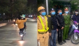 Nhóm thanh niên tụ tập đua xe, rồ ga thông chốt rồi 'cà khịa' cả CSGT vào đêm 29 Tết tại Hải Phòng