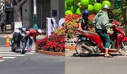 Vừa hết tết, người dân đã vội ra đường 'hôi hoa' đem về nhà