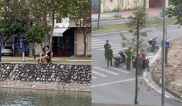 Rủ nhau ra hồ thân mật giữa lúc giãn cách xã hội, cặp đôi Hải Dương nhận ngay 'nụ hôn bạc triệu'