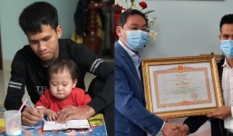 Con gái gọi 2 tiếng 'siêu nhân', phản ứng của anh Nguyễn Ngọc Mạnh khiến nhiều người nể phục