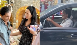 Thương Tín được đại gia tặng xế hộp hạng sang, tự lái về quê sau khi rời viện