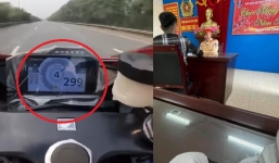 Tìm ra tài xế chạy phân khối lớn với 'tốc độ bàn thờ' trên Đại lộ Thăng Long