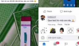 Khoe que thử thai 2 vạch ngày Cá tháng 4, cô nàng đăng phải que thử HIV