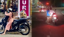 Hai 'nấm lùn' đi SH nhưng không thể chống chân, màn xử lý quá cồng kềnh làm dân mạng bật cười