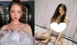 Linh Ka tạo dáng khó hiểu, khiến người xem phải giật mình dụi mắt