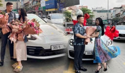 Cô dâu được nhà chồng tặng siêu xe 5 tỷ đồng ngay sau lễ ăn hỏi khiến dân mạng GATO