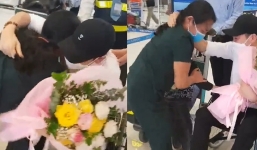 Khi đi lành lặn khi về ngồi xe lăn, con trai òa khóc gặp mẹ sau 3 năm xuất khẩu lao động