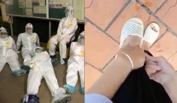 Mặc đồ bảo hộ 24/24, bác sĩ trong tâm dịch vắt quần áo ra nước: Say nắng cũng chỉ dám nghỉ 15 phút vì dân đang chờ