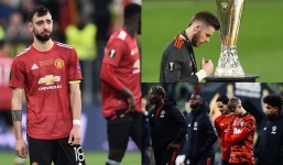 Bruno Fernandes bật khóc nức nở, David De Gea thất thần sau khi đá bay cúp Europa League cùng M.U