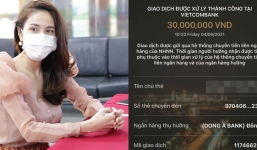 Thủy Tiên lên tiếng xin lỗi, gửi trả mạnh thường quân 30 triệu đồng vì nhầm lẫn