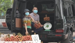 Cặp đôi bán vải thiều ở vỉa hè bằng 'chuyên cơ mặt đất' giá 10 tỷ, CĐM: 'Bán vì đam mê chứ lời lãi gì'