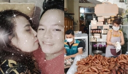 'Mai danh ẩn tích' trên MXH, cô dâu Thu Sao bất ngờ khoe hạnh phúc bên chồng trẻ