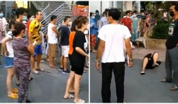 Người phụ nữ không chịu xếp hàng lấy mẫu xét nghiệm, bị nhắc còn ho vào mặt người khác