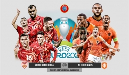 Nhận định Bắc Macedonia vs Hà Lan, 23h00 ngày 21/6, Bảng C Euro 2021: Đập tan mọi nghi ngờ