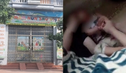 Phẫn nộ đoạn clip bé 12 tháng tuổi bị cô giáo nhét giẻ vào miệng