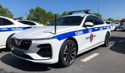 Xuất hiện dàn xe Vinfast Lux 2.0 phiên bản CSGT: Ngoại hình xứng đáng điểm 10 cho chất lượng