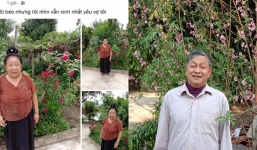 'Facebook của ông tôi' lần đầu đăng ảnh bà xã, nhìn dòng caption làm dân tình giật mình