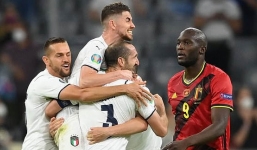Kết quả Bỉ vs Italia: Lukaku hóa gã hề, Quỷ Đỏ tan mộng vô địch Euro cùng thế hệ vàng