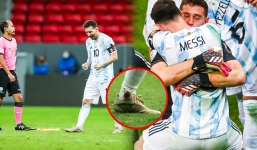 Messi chân rớm máu, gặp chấn thương vẫn cố gồng gánh Argentina vào chung kết Copa America 