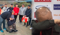 HLV Park Hang-seo về quê thăm mẹ già trăm tuổi sau khi chịu tang bố vợ 