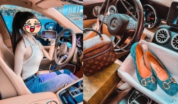 'Hot girl tài chính' hết bị bóc trần đi mượn tiền, giờ lại bị bới ra loạt ảnh mượn trên mạng để khoe của