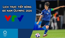 Lịch trực tiếp bóng đá nam Olympic hôm nay, xem trực tiếp bóng đá nam Olympic trên VTV 