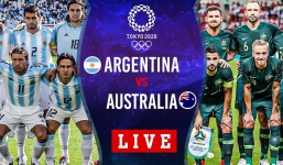 Trực tiếp U23 Argentina vs U23 Australia, cập nhật link xem trực tiếp U23 Argentina vs U23 Australia, 17h30 ngày 22/07