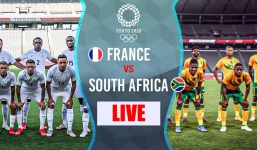 Trực tiếp U23 Pháp vs U23 Nam Phi, cập nhật link xem trực tiếp U23 Pháp vs U23 Nam Phi, 15h00 ngày 25/07