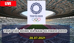 Lịch trực tiếp bóng đá nam Olympic hôm nay 28/07, xem trực tiếp bóng đá nam Olympic trên VTV 