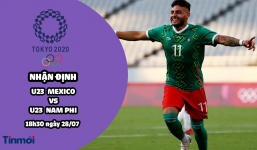 Nhận định U23 Mexico vs U23 Nam Phi, 18h30 ngày 28/07: Bảng A bóng đá nam Olympic 2020