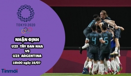 Nhận định U23 Tây Ban Nha vs U23 Argentina, 18h00 ngày 28/07: Bảng C bóng đá nam Olympic 2020