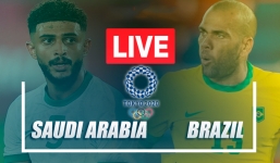Trực tiếp U23 Saudi Arabia vs U23 Brazil, cập nhật link xem trực tiếp U23 Saudi Arabia vs U23 Brazil, 15h00 ngày 28/07