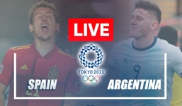 Trực tiếp U23 Tây Ban Nha vs U23 Argentina, bảng C Olympic 2020: 18h00 ngày 28/07