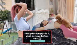 Giữa tin đồn bị lộ clip, Lê Bống tự tay đăng video 20 phút cho dân tình khỏi đi xin link 